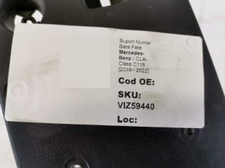 bontott MERCEDES-BENZ CLA Rendszámtábla Tartó