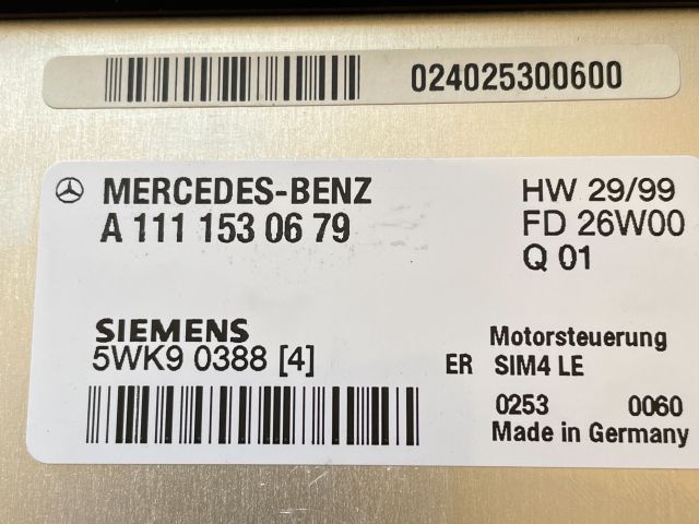 bontott MERCEDES-BENZ CLK Motorvezérlő