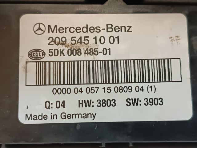 bontott MERCEDES-BENZ CLK Biztosítéktábla Motortér