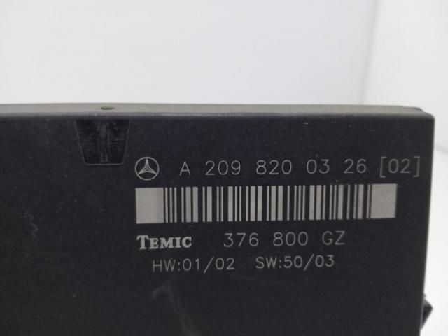 bontott MERCEDES-BENZ CLK Elektronika (Magában)