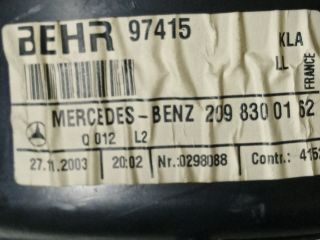 bontott MERCEDES-BENZ CLK Fűtés Box