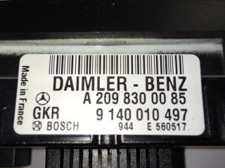 bontott MERCEDES-BENZ CLK Fűtéskapcsoló (digit klímás)