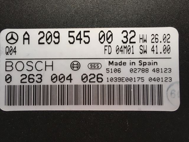 bontott MERCEDES-BENZ CLK Tolatóradar Elektronika