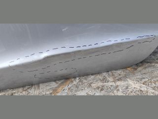 bontott MERCEDES-BENZ CLS Bal hátsó Ajtó (Üres lemez)