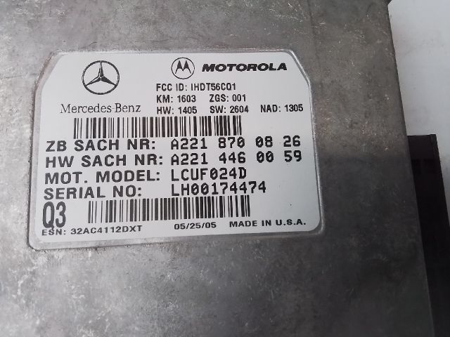 bontott MERCEDES-BENZ CLS Bluetooth Elektronika