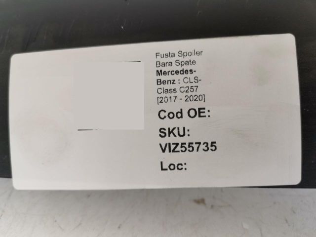 bontott MERCEDES-BENZ CLS Hátsó Lökhárító Alsó (Műanyag)