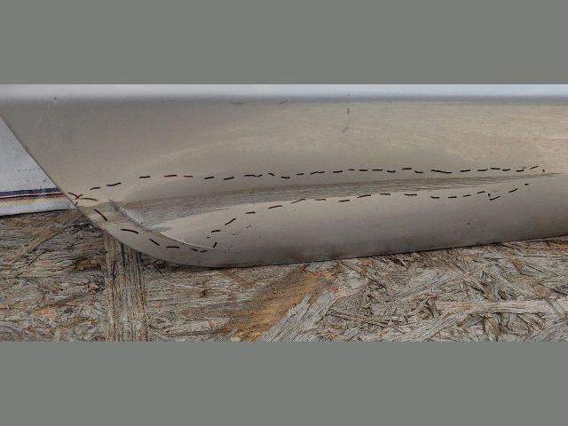 bontott MERCEDES-BENZ CLS Jobb hátsó Ajtó (Üres lemez)