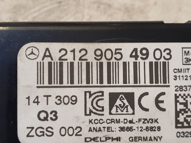 bontott MERCEDES-BENZ E-CLASS Antenna Erősítő