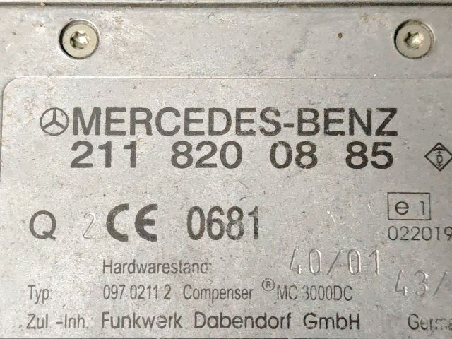 bontott MERCEDES-BENZ E-CLASS Antenna Erősítő
