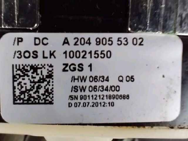 bontott MERCEDES-BENZ E-CLASS Bal első Ablakemelő Kapcsoló