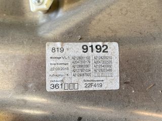 bontott MERCEDES-BENZ E-CLASS Bal első Ablakemelő Szerkezet (Elektromos)