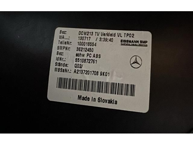 bontott MERCEDES-BENZ E-CLASS Bal első Ajtó Kárpit