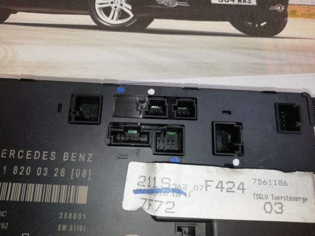 bontott MERCEDES-BENZ E-CLASS Bal első Ajtó Vezérlőegység