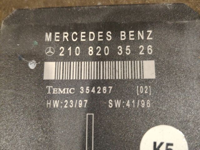 bontott MERCEDES-BENZ E-CLASS Bal első Ajtó Vezérlőegység