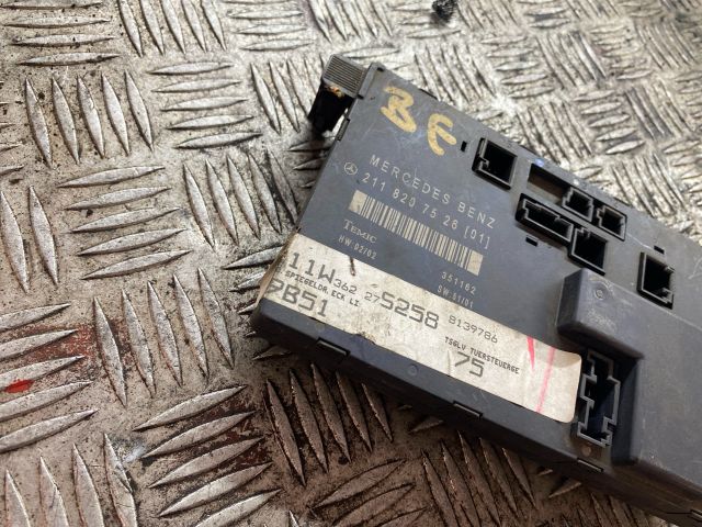 bontott MERCEDES-BENZ E-CLASS Bal első Ajtó Vezérlőegység