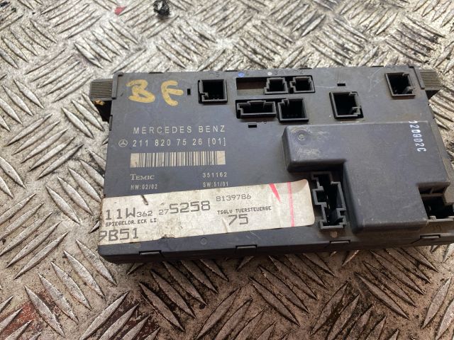 bontott MERCEDES-BENZ E-CLASS Bal első Ajtó Vezérlőegység