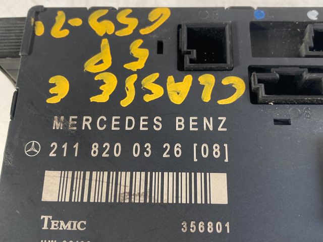 bontott MERCEDES-BENZ E-CLASS Bal első Ajtó Vezérlőegység