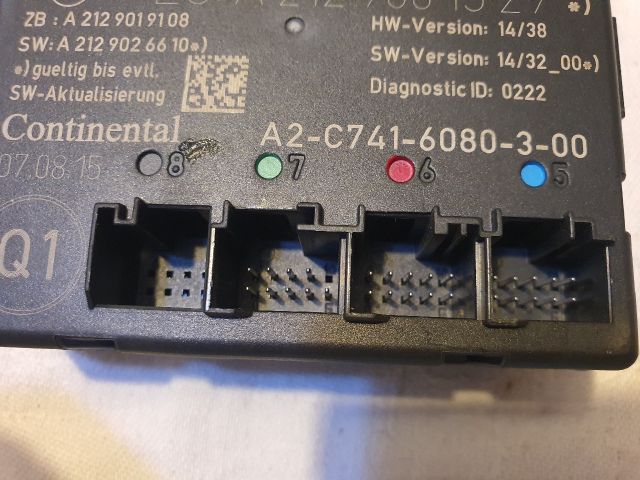 bontott MERCEDES-BENZ E-CLASS Bal első Ajtó Vezérlőegység