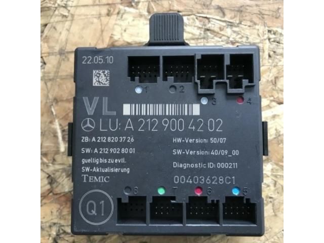 bontott MERCEDES-BENZ E-CLASS Bal első Ajtó Vezérlőegység