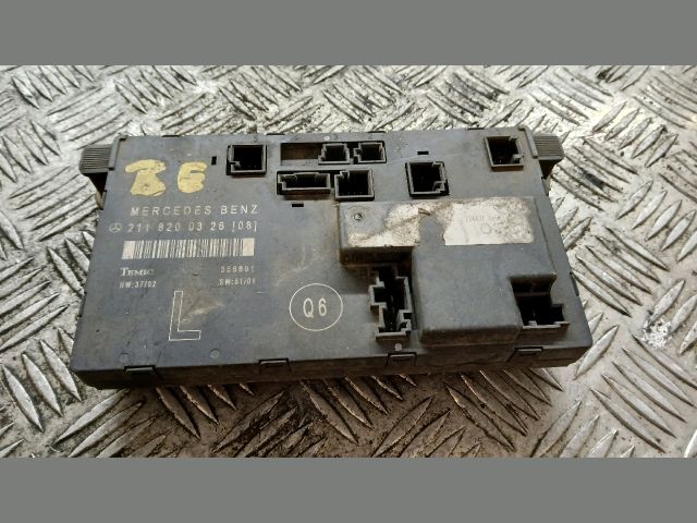 bontott MERCEDES-BENZ E-CLASS Bal első Ajtó Vezérlőegység