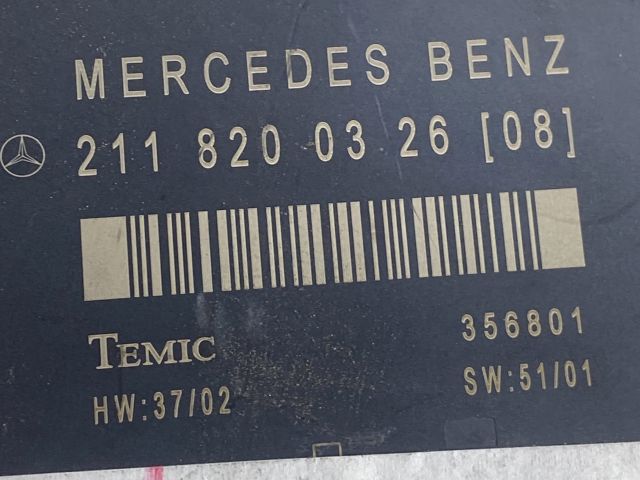 bontott MERCEDES-BENZ E-CLASS Bal első Ajtó Vezérlőegység