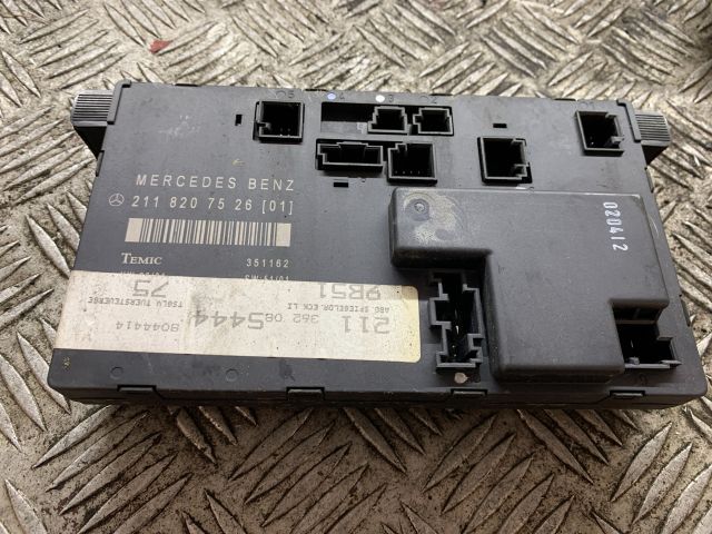 bontott MERCEDES-BENZ E-CLASS Bal első Ajtó Vezérlőegység