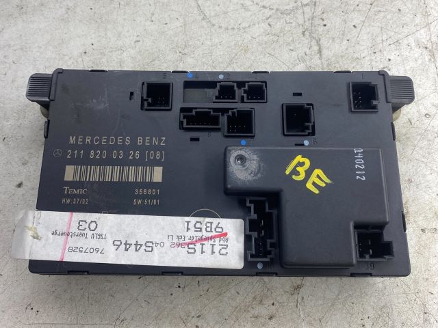 bontott MERCEDES-BENZ E-CLASS Bal első Ajtó Vezérlőegység