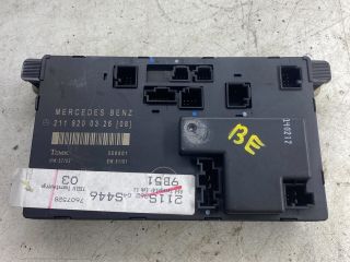 bontott MERCEDES-BENZ E-CLASS Bal első Ajtó Vezérlőegység