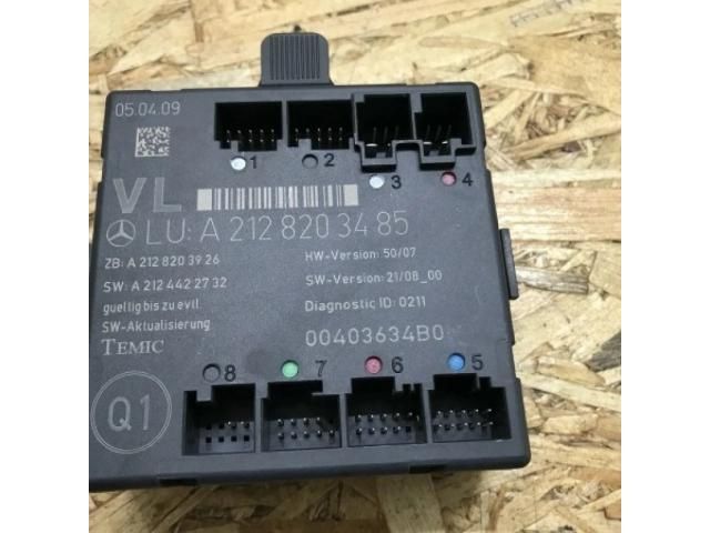 bontott MERCEDES-BENZ E-CLASS Bal első Ajtó Vezérlőegység