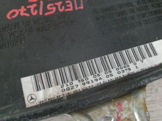 bontott MERCEDES-BENZ E-CLASS Bal első Függöny Légzsák