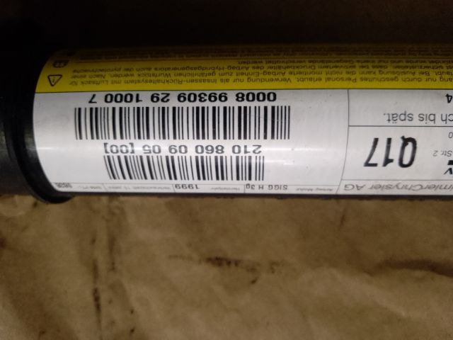 bontott MERCEDES-BENZ E-CLASS Bal első Függöny Légzsák