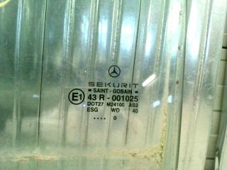 bontott MERCEDES-BENZ E-CLASS Bal hátsó Ablak