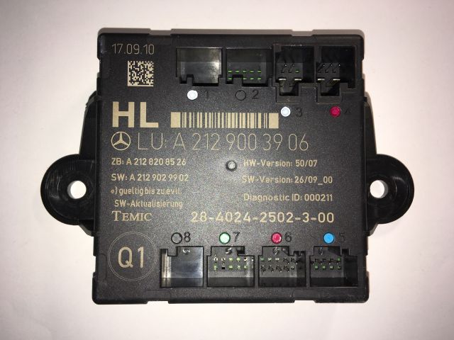 bontott MERCEDES-BENZ E-CLASS Bal hátsó Ajtó Vezérlőegység