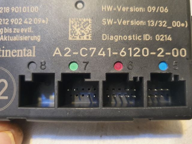 bontott MERCEDES-BENZ E-CLASS Bal hátsó Ajtó Vezérlőegység