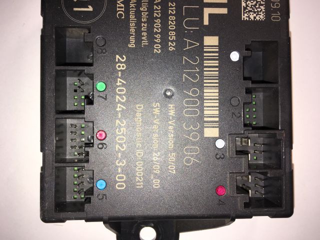 bontott MERCEDES-BENZ E-CLASS Bal hátsó Ajtó Vezérlőegység