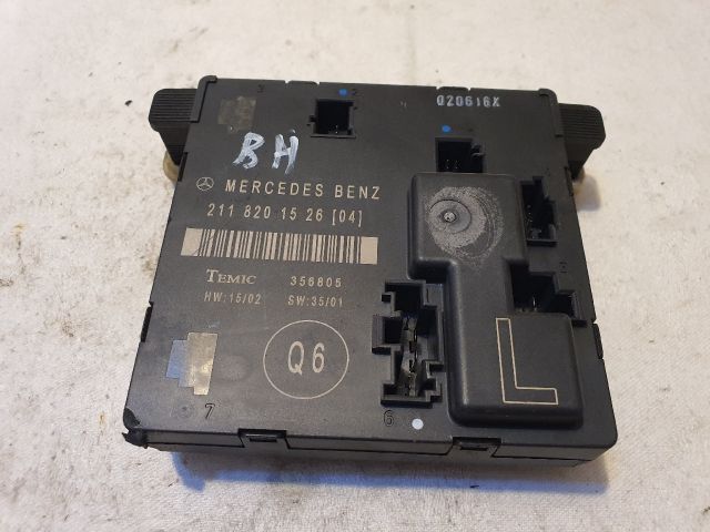 bontott MERCEDES-BENZ E-CLASS Bal hátsó Ajtó Vezérlőegység