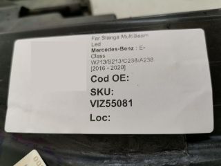 bontott MERCEDES-BENZ E-CLASS Bal Ledes Fényszóró