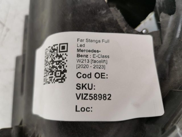 bontott MERCEDES-BENZ E-CLASS Bal Ledes Fényszóró