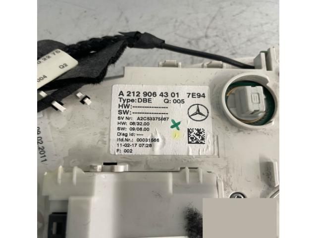 bontott MERCEDES-BENZ E-CLASS Beltér Világítás Első