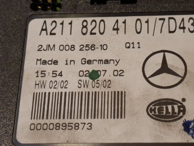 bontott MERCEDES-BENZ E-CLASS Beltér Világítás Első