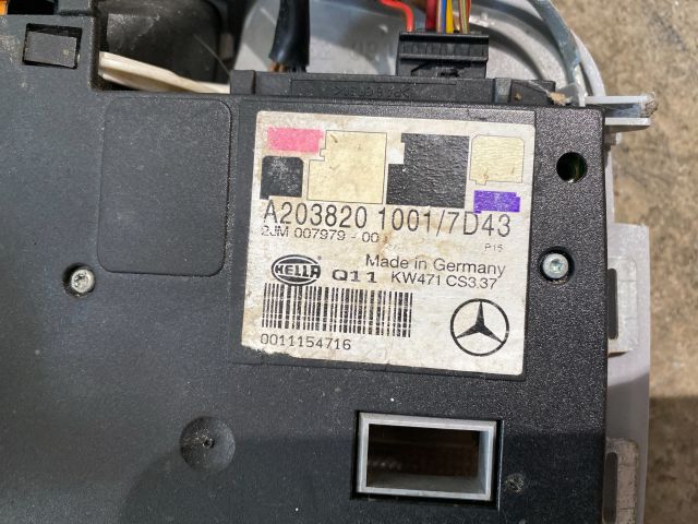 bontott MERCEDES-BENZ E-CLASS Beltér Világítás Első