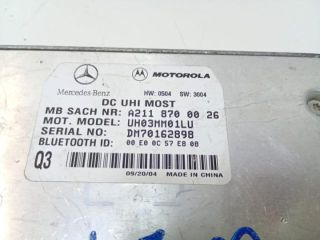 bontott MERCEDES-BENZ E-CLASS Bluetooth Elektronika