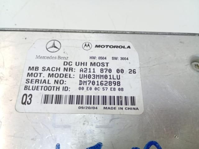 bontott MERCEDES-BENZ E-CLASS Bluetooth Elektronika