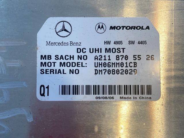 bontott MERCEDES-BENZ E-CLASS Bluetooth Elektronika