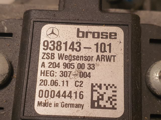 bontott MERCEDES-BENZ E-CLASS Csomagtérajtó Motor Elektronika