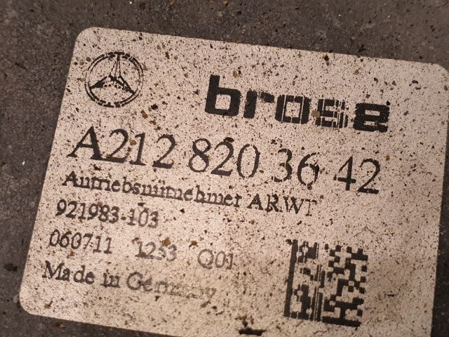 bontott MERCEDES-BENZ E-CLASS Csomagtérajtó Motor Elektronika