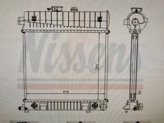 bontott MERCEDES-BENZ E-CLASS Vízhűtő Radiátor (Nem klímás)