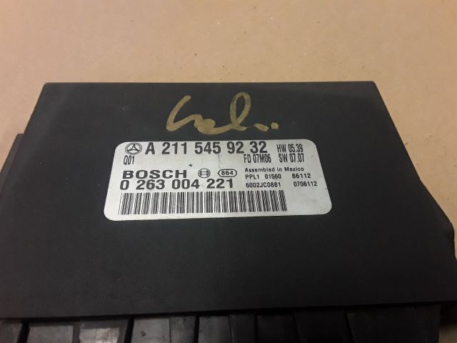 bontott MERCEDES-BENZ E-CLASS Automata Váltó Elektronika