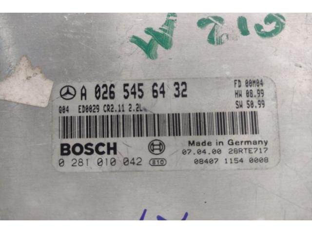 bontott MERCEDES-BENZ E-CLASS Motorvezérlő