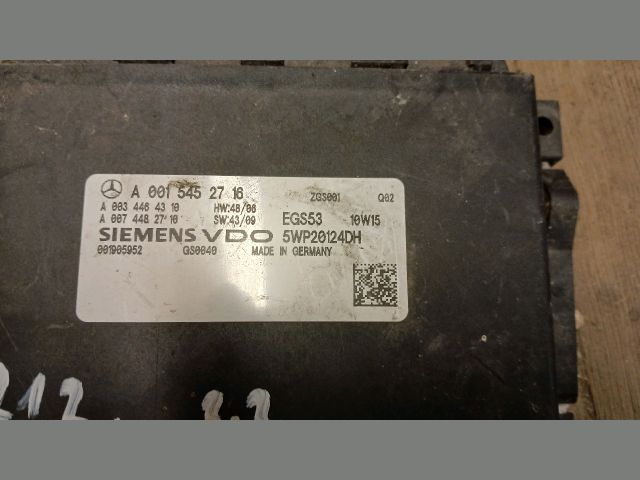 bontott MERCEDES-BENZ E-CLASS Automata Váltó Elektronika